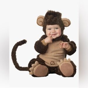 🎃🐵 Halloween Cute Baby Monkey Costume Unisex Size 6-12 months 🐵🎃